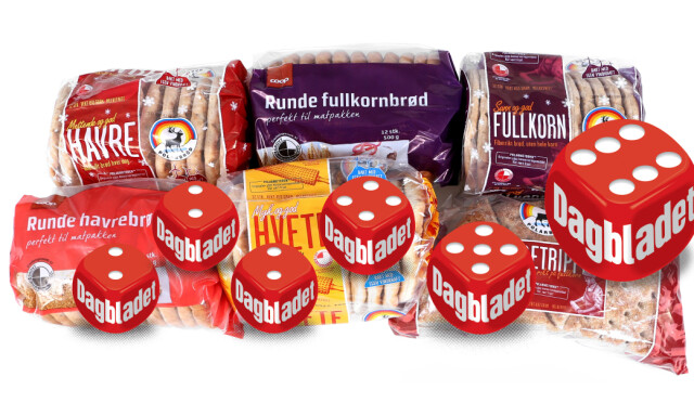 Testtaperne inneholder ti ganger så mye sukker som du får fra to stykker med grovbrød